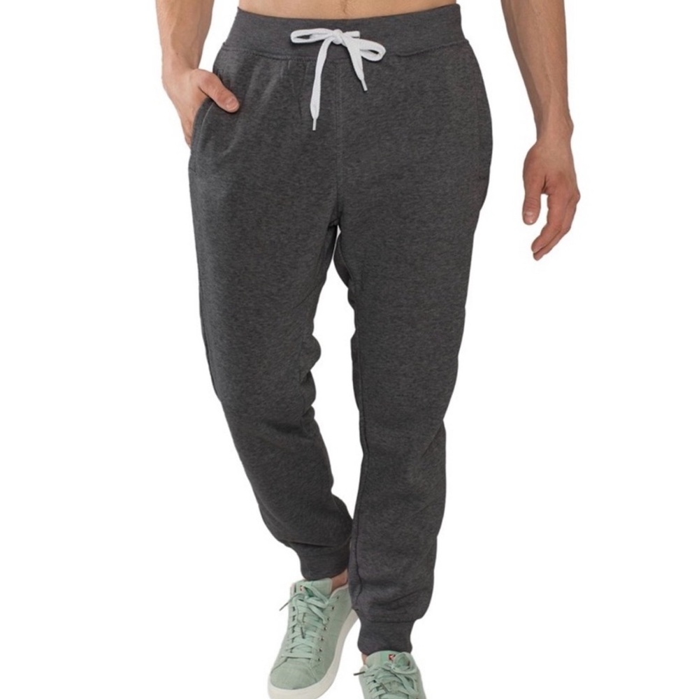 Men’s South Pole Sweatpants size L Large‎ NWT Heather Charcoal Gray Jogger